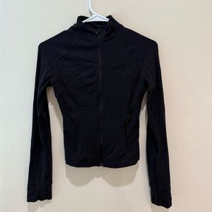 lululemon athletica nulu cropped Black define Jacket size 4! Great condition